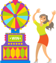 پیش‌نمایش فایل fortune-wheel-roulette-in-casino-10301569 از پک دستگاه بازی