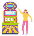 پیش‌نمایش فایل happy-gambler-with-slot-machine-casino-player-10301527 از پک دستگاه بازی