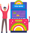 پیش‌نمایش فایل man-playing-games-on-machine-10301563 از پک دستگاه بازی