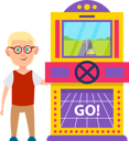 پیش‌نمایش فایل man-playing-race-game-10301571 از پک دستگاه بازی