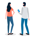 پیش‌نمایش فایل man-and-woman-talking-to-each-other-10315685 از پک بازاریابی