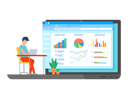 پیش‌نمایش فایل man-working-on-business-analysis-10315704 از پک بازاریابی