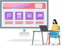 پیش‌نمایش فایل woman-with-laptop-sitting-at-table-10315691 از پک بازاریابی