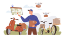 پیش‌نمایش فایل delivery-chain-management-11374658 از پک سرویس تحویل