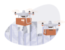 پیش‌نمایش فایل helicopter-quadcopter-for-smart-urban-logistics-delivery-service-with-copter-shipping-parcels-11374683 از پک سرویس تحویل