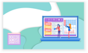 پیش‌نمایش فایل business-software-solution-website-and-text-info-12778370 از پک افراد کسب‌وکار