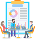 پیش‌نمایش فایل employees-doing-conference-at-office-12778339 از پک افراد کسب‌وکار