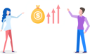 پیش‌نمایش فایل man-and-woman-analyzing-financial-chart-12778335 از پک افراد کسب‌وکار