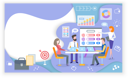 پیش‌نمایش فایل men-and-women-working-at-table-with-laptop-12778331 از پک افراد کسب‌وکار