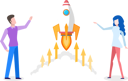 پیش‌نمایش فایل people-working-project-launching-12778355 از پک افراد کسب‌وکار