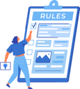 پیش‌نمایش فایل businesswoman-checks-document-with-rules-13014759 از پک کسب و کار