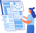 پیش‌نمایش فایل woman-looking-at-email-13014751 از پک کسب و کار
