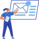 پیش‌نمایش فایل woman-looking-at-newsletter-in-digital-envelope-13014755 از پک کسب و کار