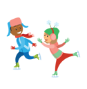 پیش‌نمایش فایل boy-and-girl-playing-with-snow-3080543 از پک کودکان در کریسمس