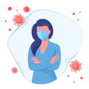 پیش‌نمایش فایل woman-wearing-face-mask-as-corona-precaution-4549440 از پک پزشکی و مراقبت های بهداشتی