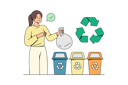 پیش‌نمایش فایل woman-disposing-waste-into-proper-bin-10693601 از پک محیط‌زیست جهانی