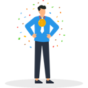 پیش‌نمایش فایل happy-man-holding-the-gold-medal-and-celebrating-victory-9220406 از پک کسب و کار