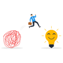 پیش‌نمایش فایل business-man-jump-out-for-solved-his-problem-9236085 از پک کسب و کار