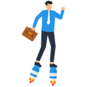 پیش‌نمایش فایل businessman-take-off-9297087 از پک کسب و کار