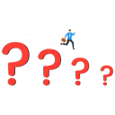 پیش‌نمایش فایل businessmen-run-on-shrinking-question-marks-9297006 از پک کسب و کار