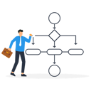 پیش‌نمایش فایل workflow-diagram-9352096 از پک کسب و کار
