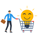 پیش‌نمایش فایل businessman-buying-good-idea-9312031 از پک کسب و کار