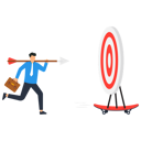پیش‌نمایش فایل businessman-holding-arrow-and-reaching-at-business-goal-9312230 از پک کسب و کار