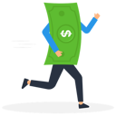پیش‌نمایش فایل businessman-holding-dollar-note-and-change-job-for-better-salary-9312019 از پک کسب و کار
