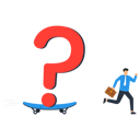پیش‌نمایش فایل businessman-running-and-finding-answer-for-question-9312233 از پک کسب و کار
