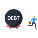 پیش‌نمایش فایل businessman-running-from-debt-ball-9312228 از پک کسب و کار