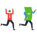 پیش‌نمایش فایل man-holding-money-and-running-9312020 از پک کسب و کار