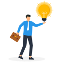 پیش‌نمایش فایل businessman-holding-a-glowing-light-bulb-knowledge-and-creativity-9282140 از پک کسب و کار