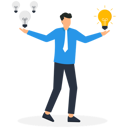 پیش‌نمایش فایل businessman-holding-a-light-bulb-innovation-and-inspiration-9282144 از پک کسب و کار