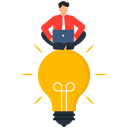 پیش‌نمایش فایل businessman-with-laptop-on-light-bulb-invent-and-discover-new-knowledge-9282137 از پک کسب و کار