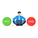 پیش‌نمایش فایل businessman-doing-analysis-of-positive-and-negative-business-9424109 از پک کسب و کار