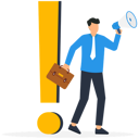 پیش‌نمایش فایل businessman-giving-business-important-information-on-megaphone-9424041 از پک کسب و کار