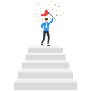 پیش‌نمایش فایل success-work-achievement-or-victory-winner-or-leadership-career-success-or-champion-celebration-winning-award-concept-9427968 از پک کسب و کار
