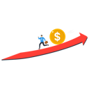 پیش‌نمایش فایل businessman-running-back-from-growth-chart-9387735 از پک کسب و کار
