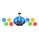 پیش‌نمایش فایل man-balancing-work-life-9387987 از پک کسب و کار