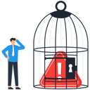 پیش‌نمایش فایل alert-sign-inside-the-cage-9533534 از پک کسب و کار