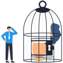 پیش‌نمایش فایل empty-mind-inside-the-cage-9533538 از پک کسب و کار