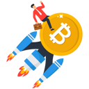 پیش‌نمایش فایل fast-growing-and-earn-money-on-rocket-9534268 از پک کسب و کار