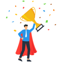 پیش‌نمایش فایل first-winner-achievement-9594400 از پک کسب و کار