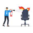 پیش‌نمایش فایل job-burnout-9594434 از پک کسب و کار