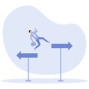 پیش‌نمایش فایل businessmen-turning-from-arrows-to-other-directions-12050502 از پک کار کسب‌وکار