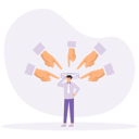 پیش‌نمایش فایل boss-pointing-blaming-depressed-employee-12160032 از پک کار کسب‌وکار