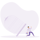 پیش‌نمایش فایل businessman-try-to-escape-from-problems-12160044 از پک کار کسب‌وکار