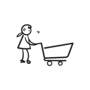پیش‌نمایش فایل woman-with-shopping-trolley-9752723 از پک استراتژی بازاریابی