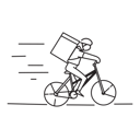 پیش‌نمایش فایل bicycle-delivery-service-9753431 از پک پیک تحویل