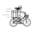 پیش‌نمایش فایل bicycle-delivery-service-9753432 از پک پیک تحویل